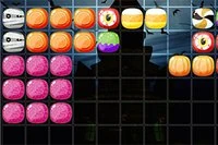 Drop block groups on the board to make a row or column of 10
