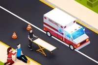 Ambulance Simulator is a fun top-down simulation game where you drive an
