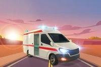 Fun 2D highway driving game with many obstacles, car traffic