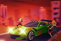 Race through apocalypse traffic, collect power-ups!