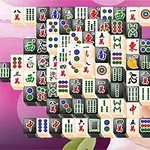 Pohľad na rôzne čínske herné kamene s symbolmi, usporiadané na ružovom pozadí s kvetinovým motívom