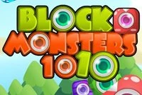 A classic game of 1010 with Block Monsters
