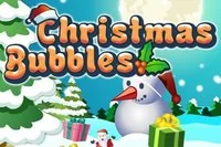 Shoot bubbles up and create a group of 3 more of the same Christmas Bubbles