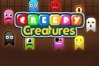 Match 4 or more creepy creatures to remove them