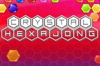 Colorfull mahjong game with hexagonal tiles and 85 levels