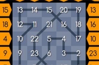 Unique daily puzzle game: 1 to 25