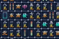 Mahjong Connect with a Dark theme