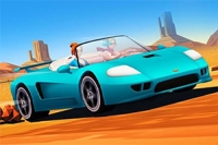 Here is a skillful car-dodge arcade game
