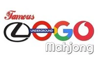 Mahjong Solitaire game featuring Famous Logos