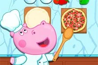 Hippo Pizzeria is a very cute cooking game