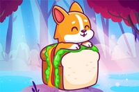 Fun arcade 2D game with cute kitty