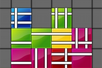 Create horizontal or vertical lines with the lines on the falling blocks