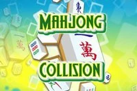 Collide a mahjong tile into another same mahjong tile