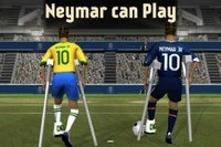 Neymar got a little bit injured, but he still wants to play!