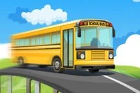 School Bus Racing is a fun driving game where you control a school bus through
