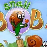 Ilustrácia so slimákom s veľkými očami, farebným ulitou a nápisom