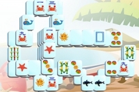 A colorful mahjong solitaire game