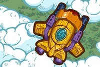 Action-packed  steampunk themed shoot'em up flying game